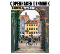 Copenhagen Denmark Calendar 2026 - 2027: Useful Organizer from 2026 to 2027 with Bold Paper Quality and Holiday Markers