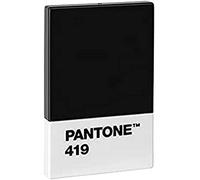 Copenhagen design Pantone Credit & Business Card Holder, Plastic Card Case, 95x60x11 mm, Black, 419 C