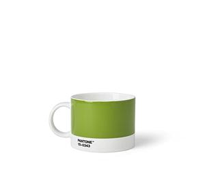 Copenhagen design Pantone Cup, Tea/Coffee mug, Fine China (Ceramic), 475 ml, Green, Greenery 15-0343, Color of The Year 2017, Porcelana, One Size, 101050343