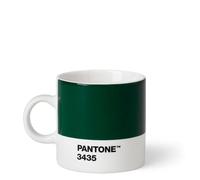 Copenhagen design Pantone Espresso, Small Coffee Cup, Fine China (Ceramic), 120 ml, Dark Green, 3435 C, Porcelana, One Size