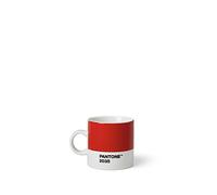 Copenhagen design Pantone Espresso, Small Coffee Cup, Fine China (Ceramic), 120 ml, Red, 2035 C, 6.2 cm