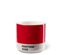 Copenhagen design Pantone Machiato Cup 100ml, Red, Porcelana, One Size