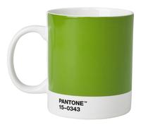 Copenhagen design Pantone Mug, Coffee/Tea Cup, Fine China (Ceramic), 375 ml, Greenery, Color of The Year 2017, Porcelana, Green 15-0343, 1 Unidad (Paquete de 1)