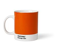 Copenhagen design Pantone Mug, Coffee/Tea Cup, Fine China (Ceramic), 375 ml, Orange 021 C, Porcelana, 1 Unidad (Paquete de 1)