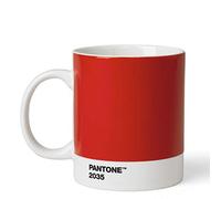 Copenhagen design Pantone Mug, Coffee/Tea Cup, Fine China (Ceramic), 375 ml, Red, 2035 C, Porcelana, 1 Unidad (Paquete de 1)