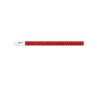Copenhagen Design Pantone Ruler Steel 30 cm - Red, Rojo, Talla única