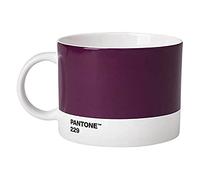 Copenhagen design Pantone Cup, Tea/Coffee mug, Fine China (Ceramic), 475 ml, Aubergine, 229 C, Porcelana, Purple, 14x10.6x8.6 cm