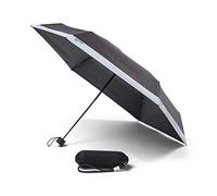 Copenhagen Design Classic Pantone Umbrella Travel Foldable in Box with keychainstrap, Black, One Size