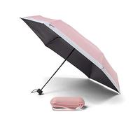 Copenhagen Design, Taschenschirm INKL. Modischem Reise-Etui, Light Pink 182C Pantone Umbrella Travel Foldable in Box with keychainstrap, Aluminio Plástico, One Size