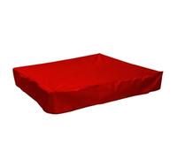 Copertura per Sabbiera Impermeabile Cubierta Cuadrada a Prueba de Polvo for arenero Patio, Cubierta for Muebles tafetán poliéster Impermeable for Exteriores 190T(Red,150x150x20cm)