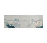 Copertura per termosifone Antistrappo in velluto, design elegante in stile cinese, protezione dalla polvere, facile da lavare, per interni, 60/80/100/120/160 cm di lunghezza, 40 cm de largo (60 cm)