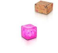 Copfeqyr 1 pack de 3,5 cm / 1,38 pulgadas Snowflake Squeeze Toy - Fidget Toys for Kids and Adults, Stress Cube, Squishy Toys in Gift Box (pink)