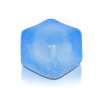 Copfeqyr Juguete antiestrés grande Ice Cube de 7 cm - Soft Gel Sensory Fidget for Kids & Adults, Anxiety Relief Desk Toy, Gift Box (azul)
