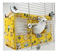 Copfeu Casa grande de nido de pájaros transpirable para primavera y verano, cama para pájaros, para jaula, nido de loro, cabaña para las cuatro estaciones, fácil de instalar para tortolitos cuáqueros