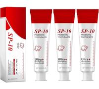 Cophksu Sp10 Probiotic Toothpaste, Sp10 Ultra Whitening Toothpaste, Sp-10 Brightening Super Probiotics Whitening Toothpaste, Freshing the Breath and Deep Cleaning (1, 3pcs)