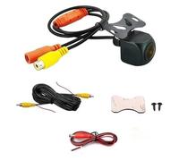 Copia Seguridad Cámara Universal Vista Trasera Coche Cámara Visión Trasera Vehículo Trayectoria Dinámica AHD 170 ° Lente Ojo Pez Marcha Atrás Nocturna Resistente Agua(Wire Camera)