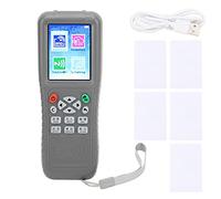 Copiador, lector y grabador de tarjetas inteligentes con pantalla a color y mensajes de voz; duplicador portátil de tarjetas IC para UID, Fuld Care, ZXUID y EUID; compatible con (Tarjeta blanca IC)