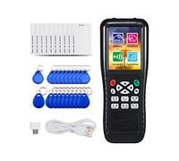 Copiadora RFID, identificación de múltiples Frecuencias de Mano, Lector de Tarjetas IC, Escritor, copiadora, Llave de Tarjeta Inteligente con Llavero de identificación de 125 kh (Tarjeta HID)