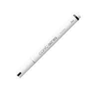 COPIC acrea 002, Rich Black, marcador de pintura con tinta a base de agua y pigmentos, ancho de trazo 0,8-1,2 mm