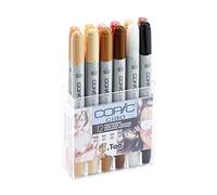 Copic Ciao - Lápices de maquillaje (12 unidades), tonos claros