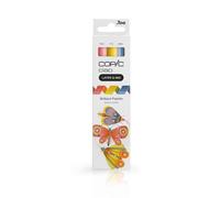 Copic Ciao LAYER & MIX «Brilliant Palette», set de rotuladores de 3 colores diferentes, rotulador de trazado con punta mediana y punta de pincel.