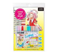 Copic Hola 12 Sets Incluido Libro, Multicolor, n