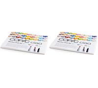 COPIC Ciao Marker Pad, 50 hojas de papel para rotuladores DIN A5, papel de dibujo de 75 g/m² para rotuladores Copic, ultra blanco, sin ácido, sin cloro (Paquete de 2)