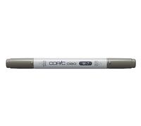 COPIC Ciao W-7, Gris cálido n.º 7, Rotulador Doble con Punta Mediana y Punta de Pincel