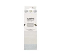 Copic Classic DESIGNER COLLECTION Set Tintes de cristal, set de rotuladores con 3 colores blanco crema, rotuladores gemelos con una punta ancha y otra fina