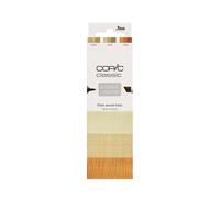 Copic Classic DESIGNER COLLECTION Set Tonos de madera pálida, set de rotuladores con 3 colores marrones cálidos, rotuladores gemelos con una punta ancha y otra fina