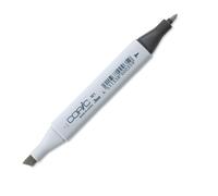 Copic Classic W-1, Gris cálido n.º 1, Rotulador Doble con Punta Mediana y Fina