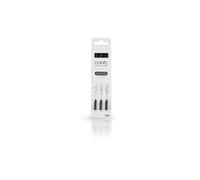 COPIC Multiliner Set, Negro, 3 Fineliner en diferentes grosores de trazo, rotuladores de dibujo con punta fina y tinta pigmentada resistente al agua