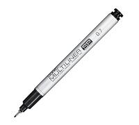 Copic Multiliner SP 0,7 mm, Negro, Rotulador Fino de Aluminio con Punta Fina y Tinta pigmentada Resistente al Agua