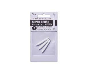 COPIC Sketch & Ciao, Super Brush Spare Nib, puntas de repuesto para rotulador Twin Marker con puntas mediana y de pincel