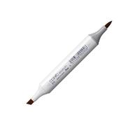 COPIC Sketch E15, Bronceado Oscuro, Rotulador Doble con Punta Mediana y Punta de Pincel