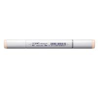 COPIC Sketch R01, Vainilla rosado, Rotulador doble con punta mediana y punta de pincel.