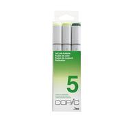 Copic Sketch Set «Color Fusion 5», 3 rotuladores dobles con punta mediana y punta de pincel.