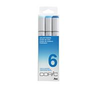 Copic Sketch Set «Color Fusion 6», 3 rotuladores dobles con punta mediana y punta de pincel.