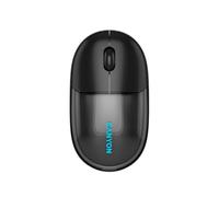 Copilot Said: Canyon Ratón Inalámbrico OnClick 24, Bluetooth 5.1 y 2.4GHz, Batería Recargable USB-C 500mAh, 1200 dpi, 4 Botones, Alcance de 10 m, Diseño Transparente, Transparente/Negro