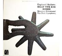 Copland Ballets. Billy the Kid. Rodeo. Vinyl Record. Maurice Abravanel