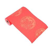 Coplas del Festival de Primavera, 1 rollo de papel Couplet medio maduro, tinta pincel caligrafía for Festival Primavera Xuan(2000X17X0.1CM)