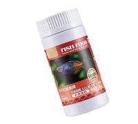 Copos de alimento para Peces con de Sangre Secos nutritivos, Ideales para alimentación de acuarios de Agua Dulce, Alimentos para de Sangre liofilizados fáciles de Usar