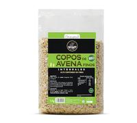 Copos de Avena Copos Finos Integrales BIO Sport Live Drasanvi 1kg Vegana | Fuente Natural de Proteinas y Vitaminas del Grupo B y E, Alto Contenido en Fibra, Ideal para el Desayuno, Sport Live
