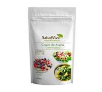 Copos de avena germinada ecológica SaludViva 250 g | Avena bio activada y deshidratada a baja temperatura | Ideal para granolas, galletas y desayunos crudos