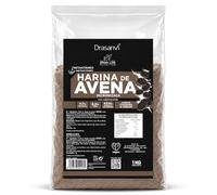 Copos de Avena Harina Micronizada Cookies&Cream Sport Live Drasanvi 1kg | Fuente Natural de Proteinas y Vitaminas del Grupo B y E, Alto Contenido en Fibra, Ideal para el Desayuno, Sport Live