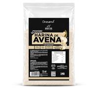 Copos de Avena Harina Sabor Chocolate Blanco Sport Live Drasanvi 1kg Vegana | Fuente Natural de Proteinas y Vitaminas, Alto Contenido en Fibra, Ideal para el Desayuno, Tortitas, Batidos y Fitness