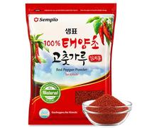 Copos de chile coreano picante, Polvo de chile, Apto para hacer kimchi, Sempio Gochugaru, 100% de origen vegetal, Sin gluten, Producto Coreano, Contiene 1 unidad de 1 Kg