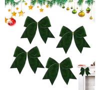 Copos de Navidad - 5,91 x 5,91 Pulgadas, Copos de Terciopelo, Uso versátil | Piezas Elegantes, para árbol de Navidad, para Guirnalda P Er Uso Interior y Exterior P Er Decorar el árbol Tale