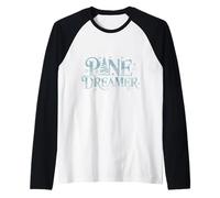Copos de Nieve de Pino de Invierno de Pine Dreamer Camiseta Manga Raglan