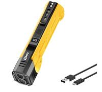 COPPA Trabajo Luz, Portátil Lámparas Inspección 3000mAh Recargable Doble Fuente Luz 7 Modos con SOS Estroboscópica Roja LED Lámpara de Taller Magnético para Senderismo Work Reparación Garajes Cámping